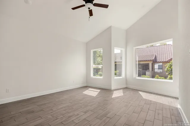 wooden floor in an empty room
