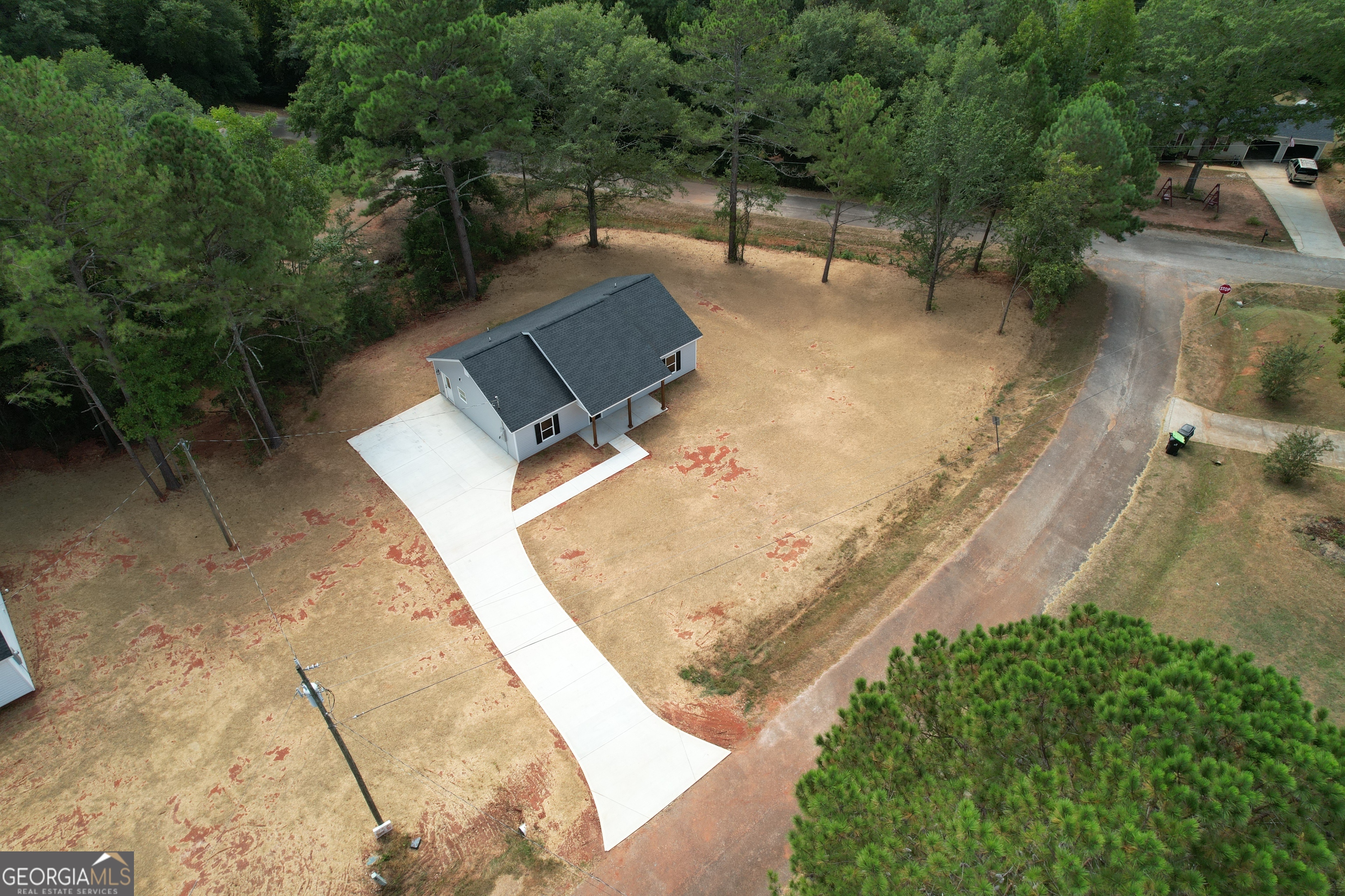 101 Alexandria Way Thomaston, GA 30286 - Photo 33 of 39 an aerial view of a house with a yard