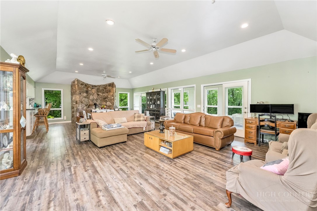 939 Don Bare Road Jefferson, NC 28640 - Photo 4 of 49 a living room with furniture and a large window