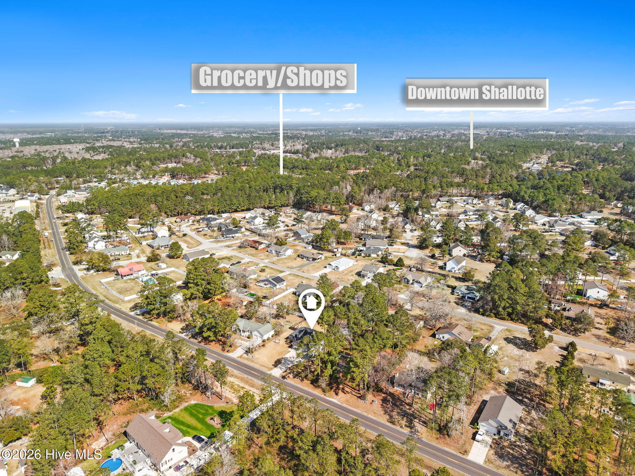 830 Village Point Road Southwest Shallotte, NC 28470 - Photo 50 of 52 Location Aerial