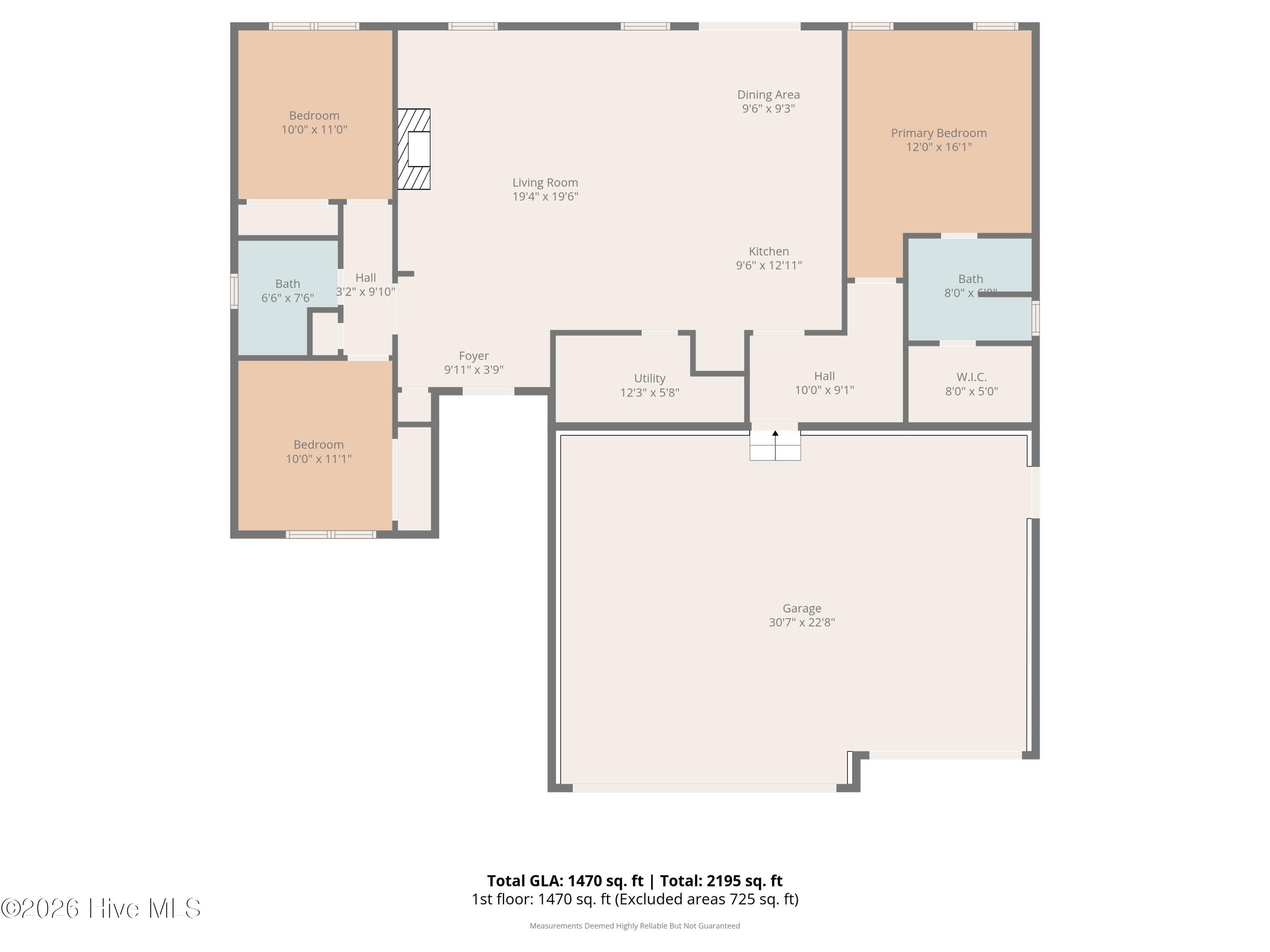 830 Village Point Road Southwest Shallotte, NC 28470 - Photo 52 of 52 Floor Plan