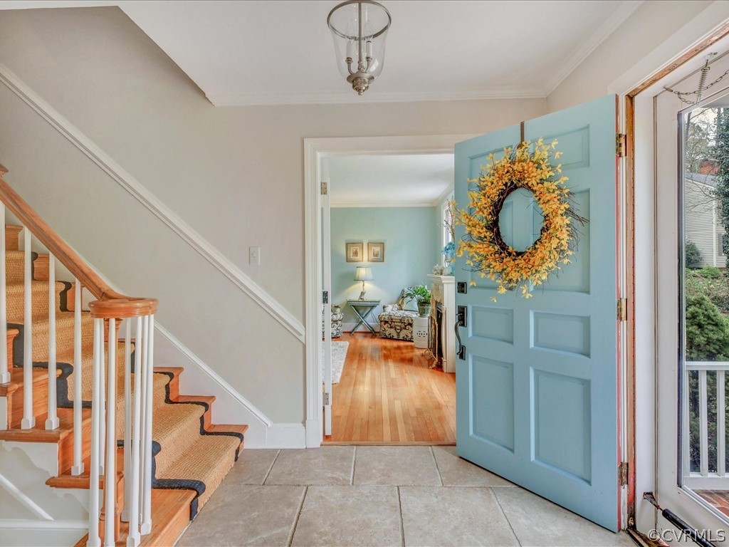 2100 Ramsgate Square Chesterfield, VA 23236 - Photo 6 of 36 a view of entryway and hall with wooden floor