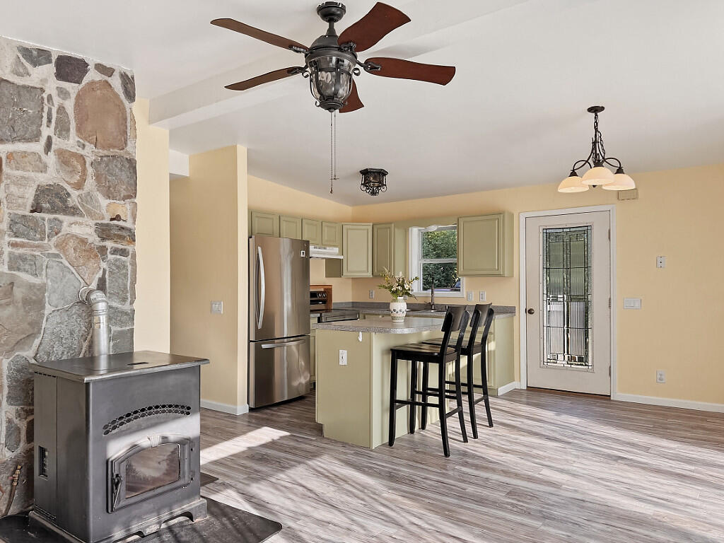 180 Perkins Road Burnham, ME 04922 - Photo 5 of 29 wood stove and eat in kitchen