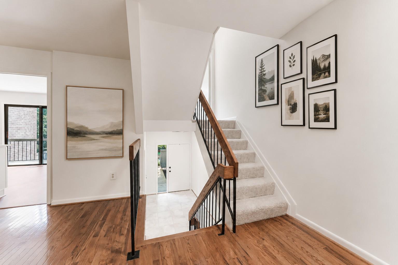 12023 Insha Court Reston, VA 20191 - Photo 15 of 52 a view of entryway and workspace with wooden floor