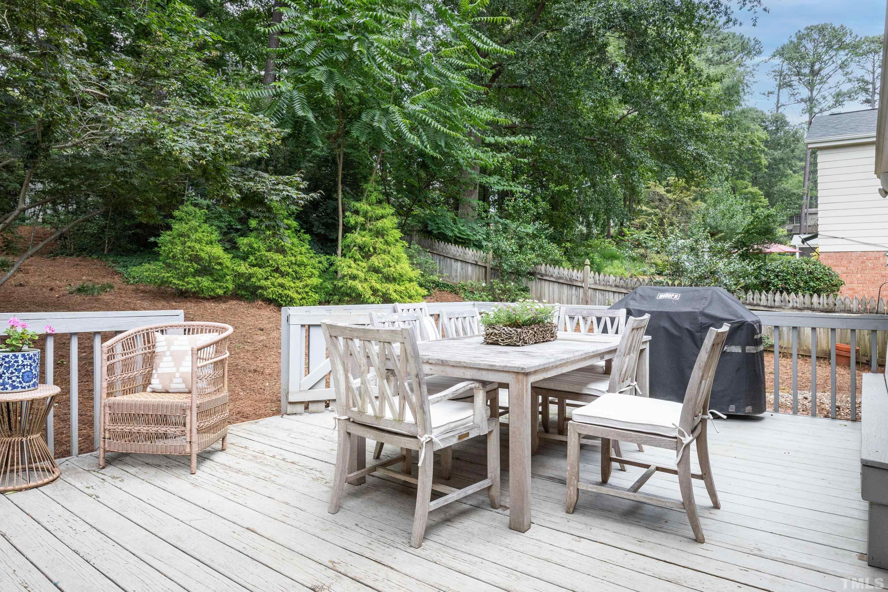 816 Davidson Street Raleigh, NC 27609 - Photo 33 of 36 a view of table and chairs on roof deck