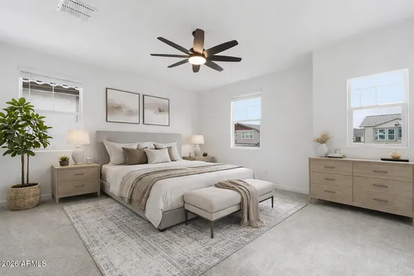 a bathroom with a granite countertop sink a mirror and a