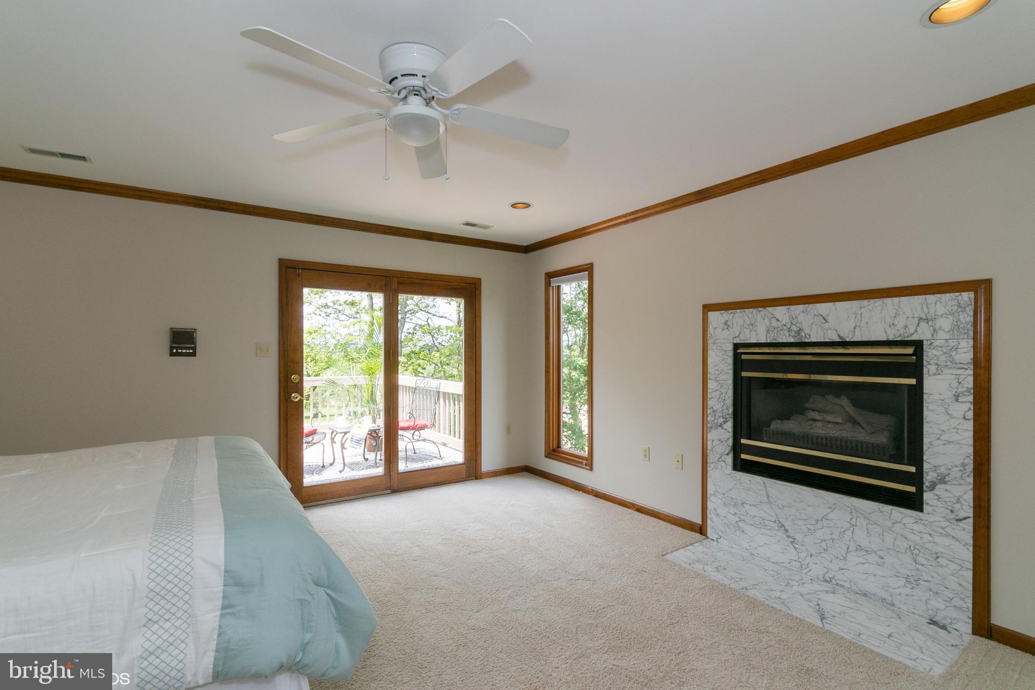 7110 Masters Road New Market, MD 21774 - Photo 19 of 29 Gas fireplace in master bedroom private deck