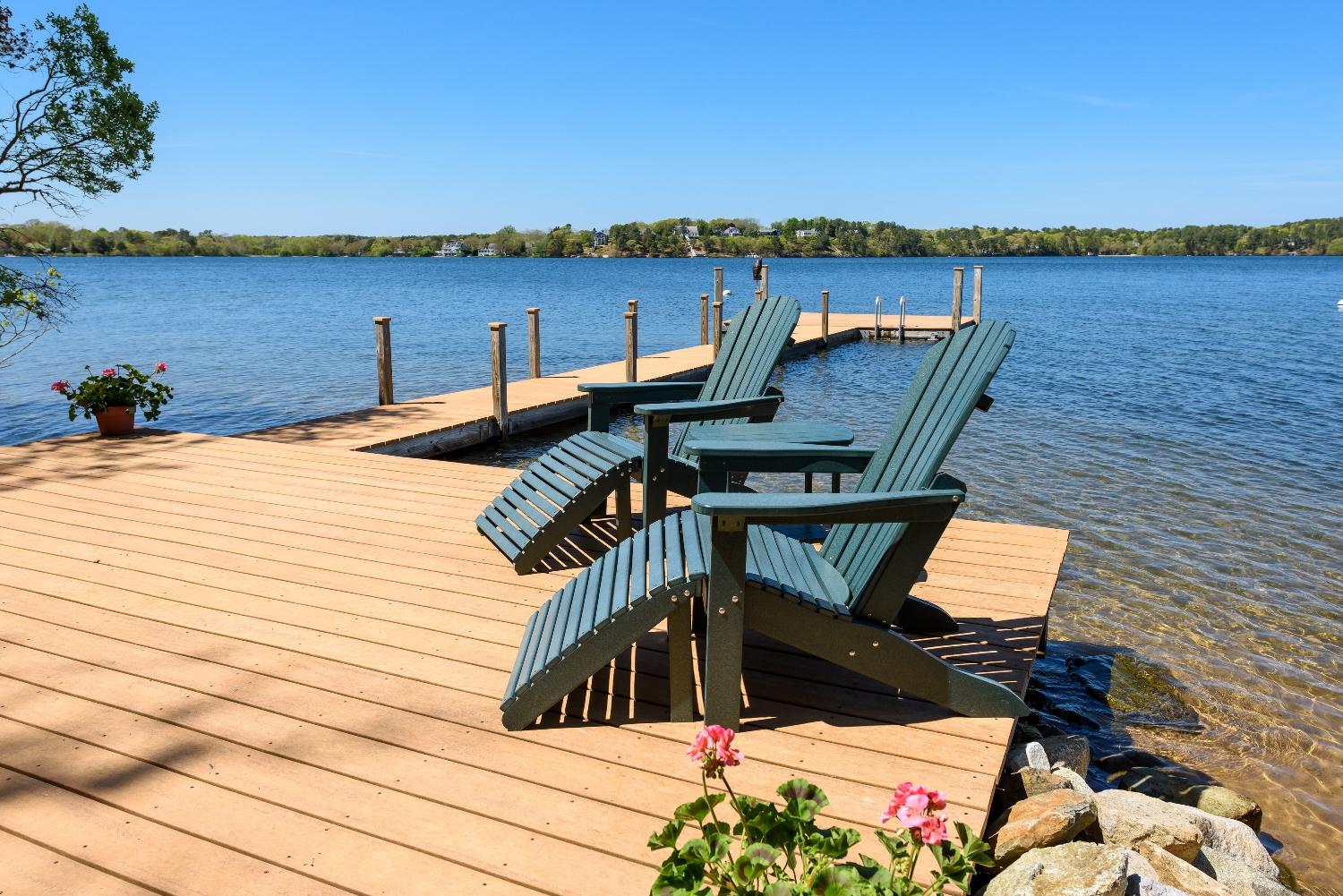 51 Sequattom Road Harwich, MA 02645 - Photo 3 of 35 a view of a roof deck with lake view