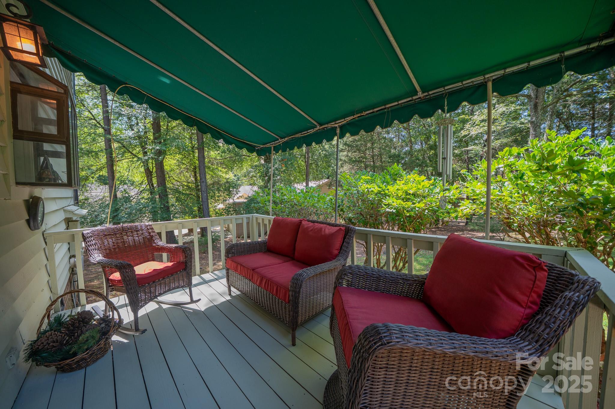 8928 St Croix Lane Charlotte, NC 28277 - Photo 31 of 37 a view of sitting area with furniture and wooden deck