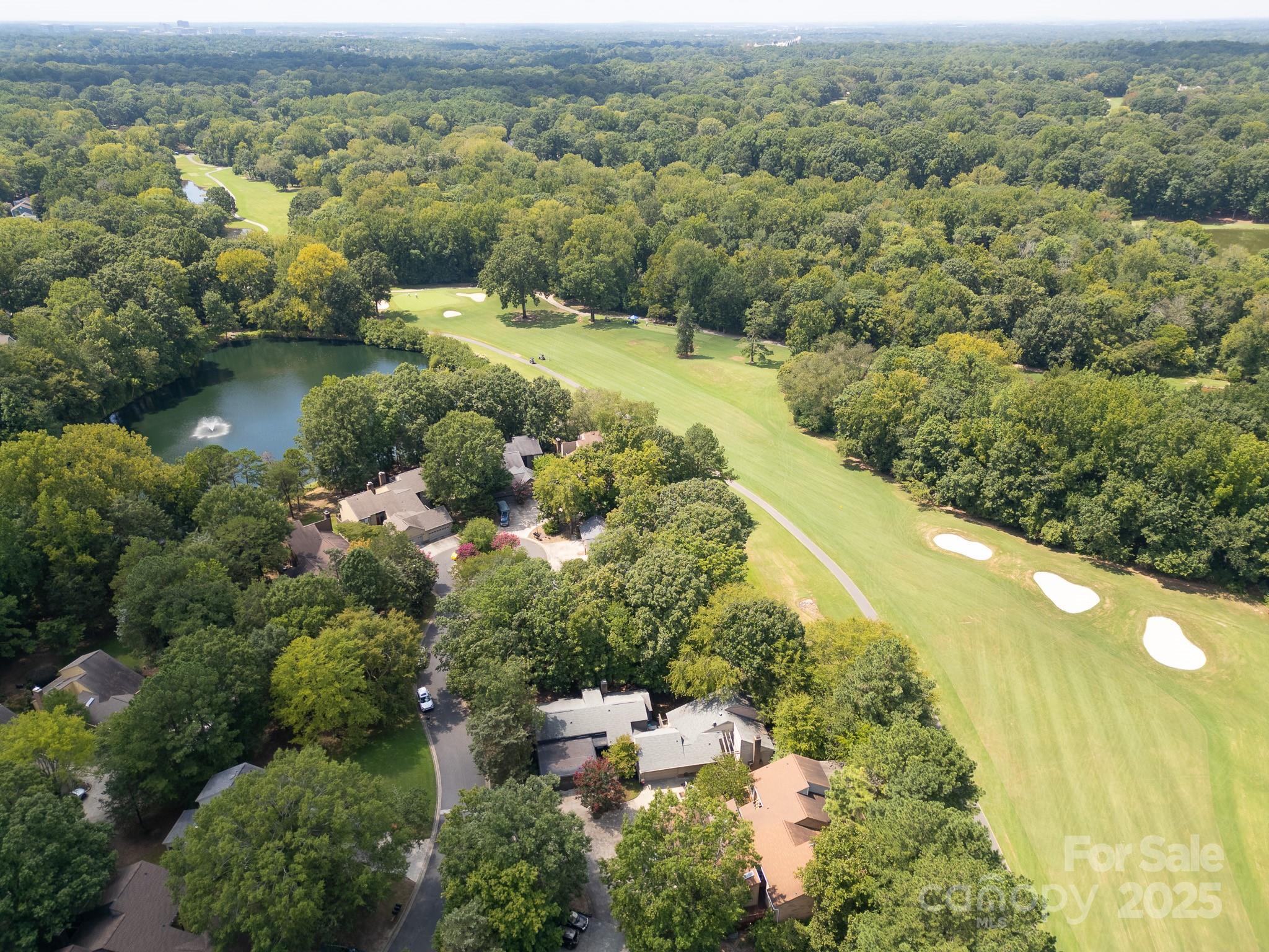 8928 St Croix Lane Charlotte, NC 28277 - Photo 35 of 37 an aerial view of a houses with a yard