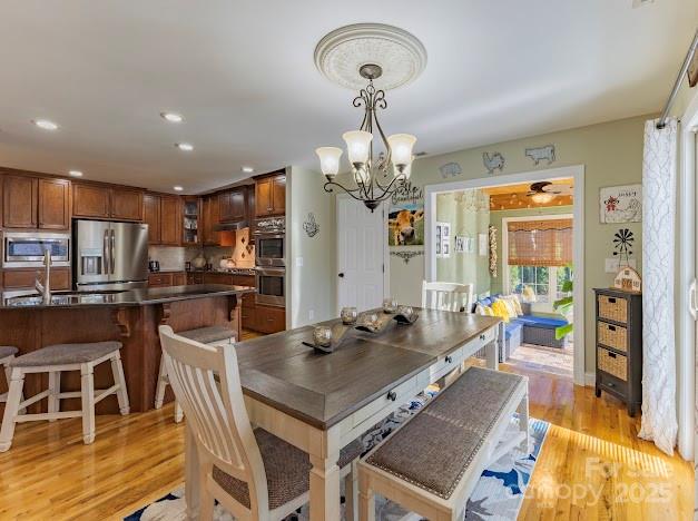 117 Maplewood Court Hudson, NC 28638 - Photo 14 of 48 a large kitchen with a table and chairs