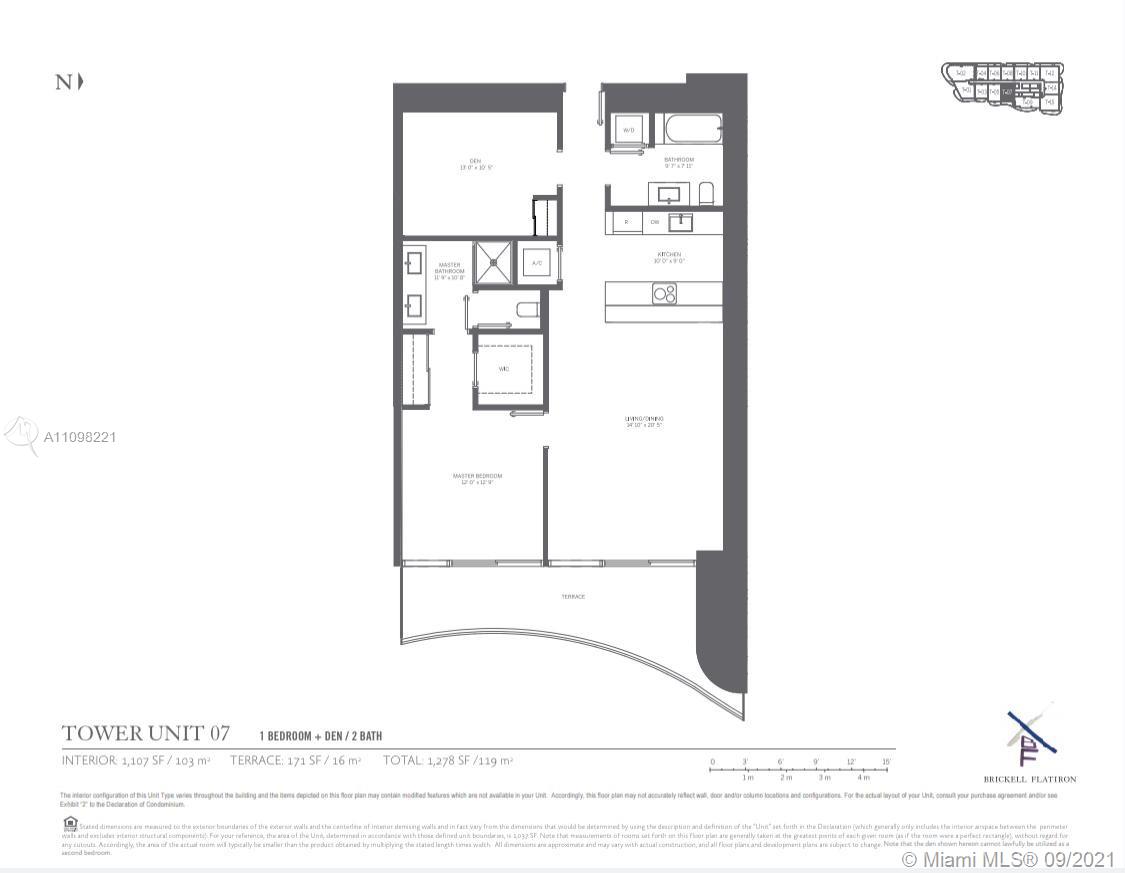 1000 Brickell Plaza, Unit 4907 Miami, FL 33131 - Photo 3 of 26 a picture of a bench in front of a window