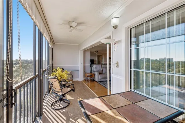 a view of a walk in closet
