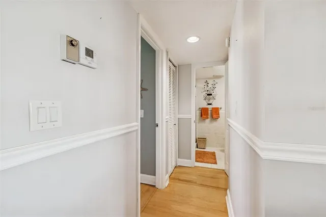 a view of a swimming pool with a lounge chairs