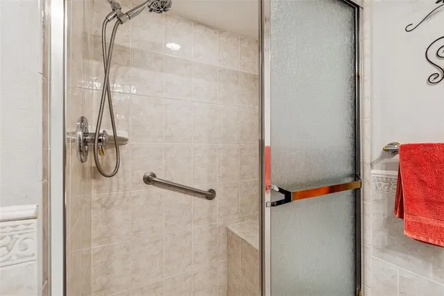 a view of a city with tall buildings