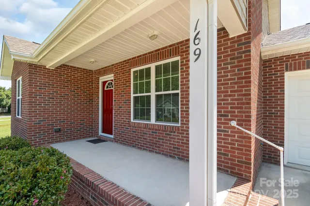 a view of front door of house