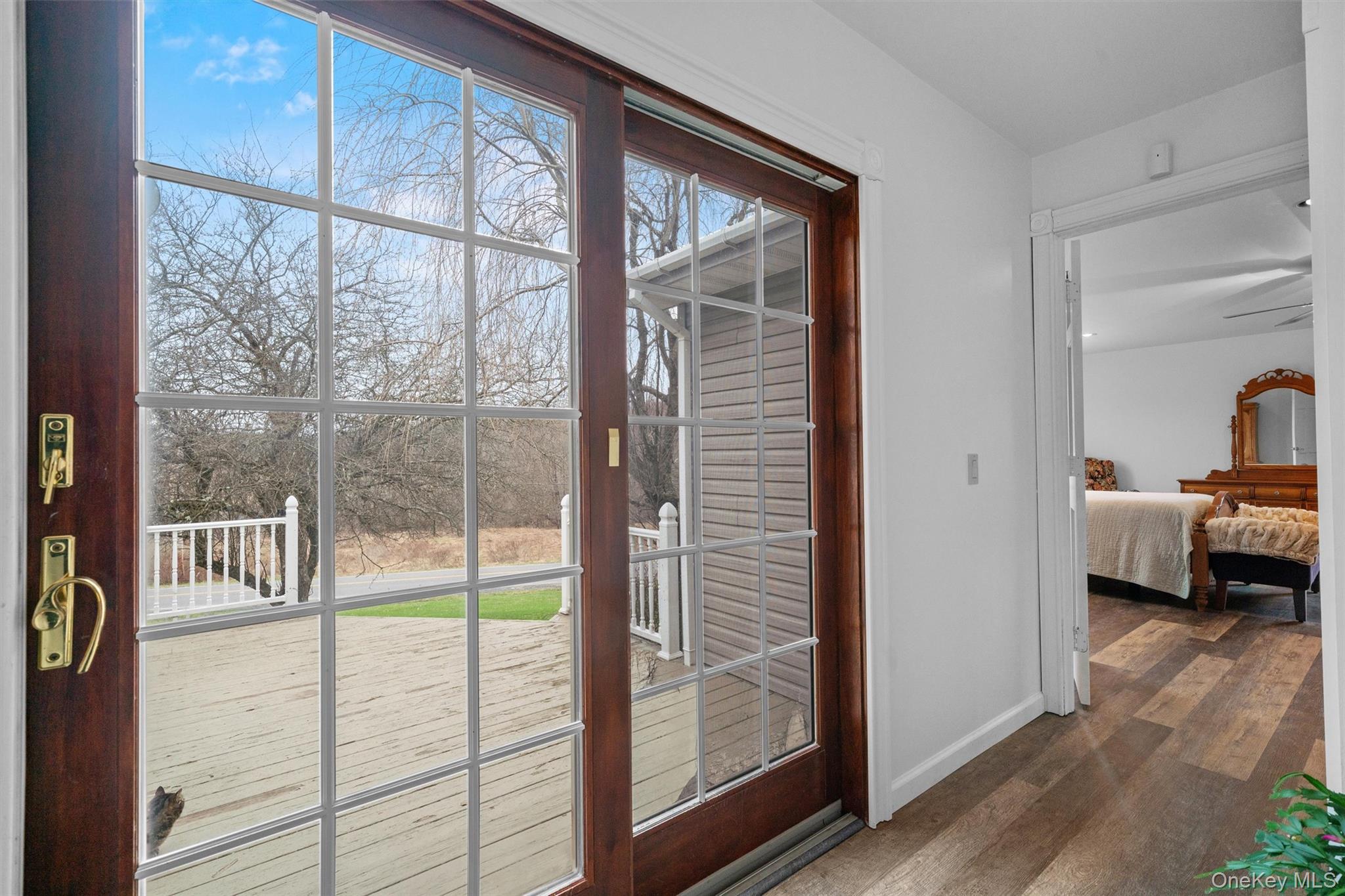 5 Hess Road Callicoon, NY 12723 - Photo 22 of 45 a view of a bedroom from the balcony