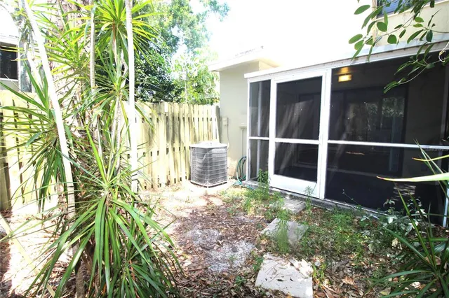 a view of an outdoor space and a yard