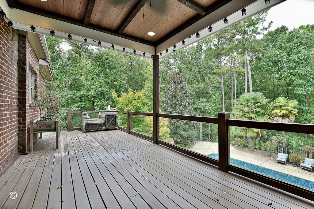 50 Grizzly Court Fortson, GA 31808 - Photo 27 of 59 a view of porch with wooden floor in outdoor space