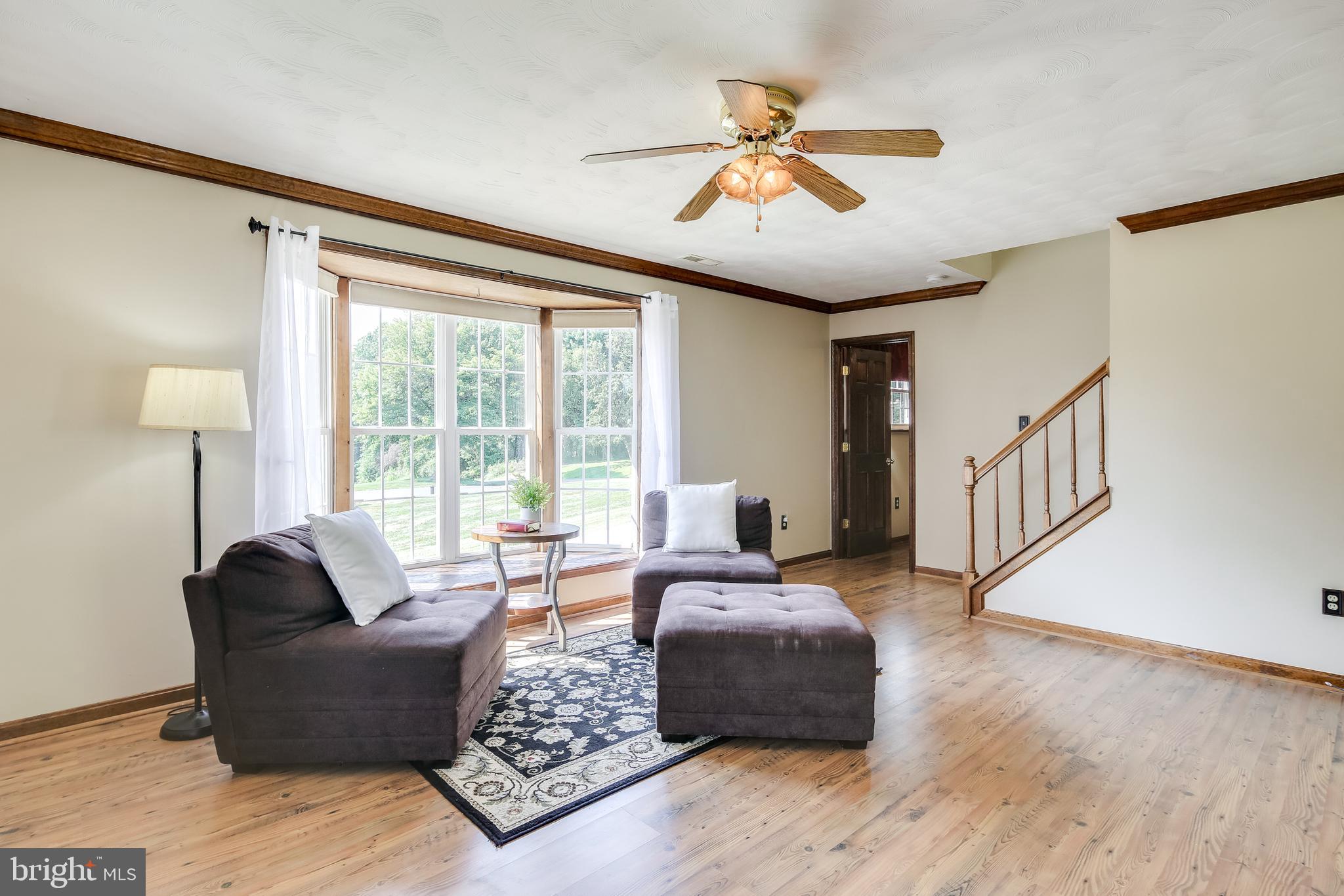 21613 Mt Lena Road Boonsboro, MD 21713 - Photo 17 of 39 Large family room window & ceiling fan.