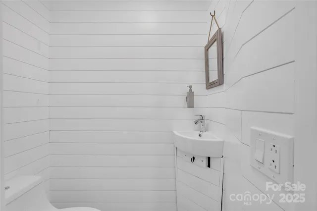 a bathroom with a sink