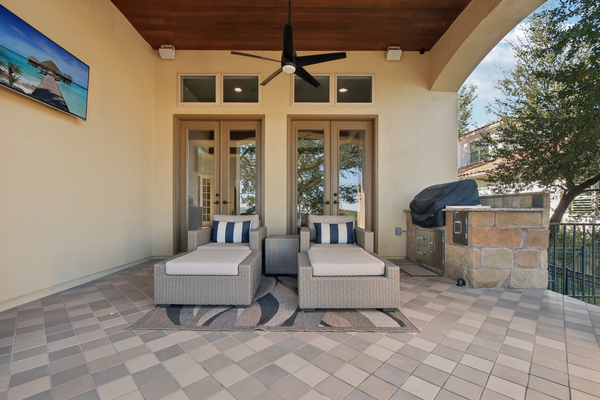 11613 Shadestone Terrace Austin, TX 78732 - Photo 20 of 35 a outdoor space view with a sitting space