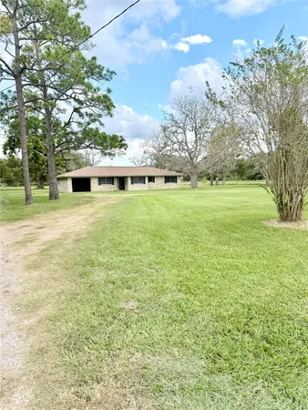 a view of an outdoor space and swimming pool