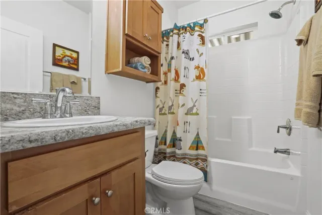 a car is parked in a room