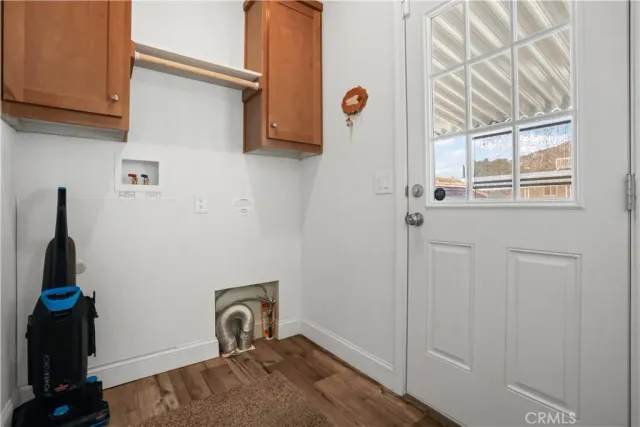 a room with furniture