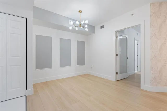 wooden floor in an empty room