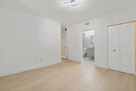 a view of small space with racks on the wall