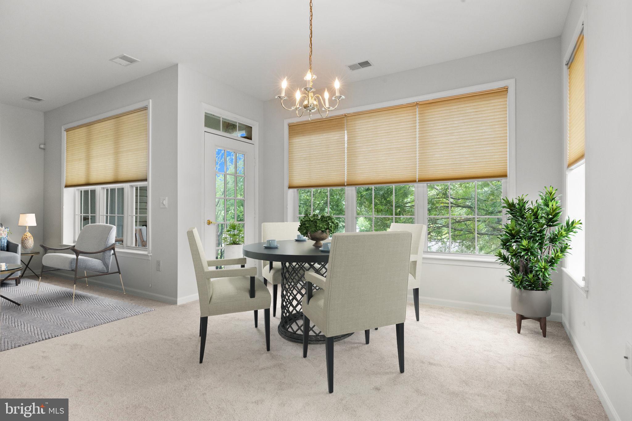 97 Kyle Way Ewing, NJ 08628 - Photo 12 of 33 a view of a dining room with furniture window and outside view