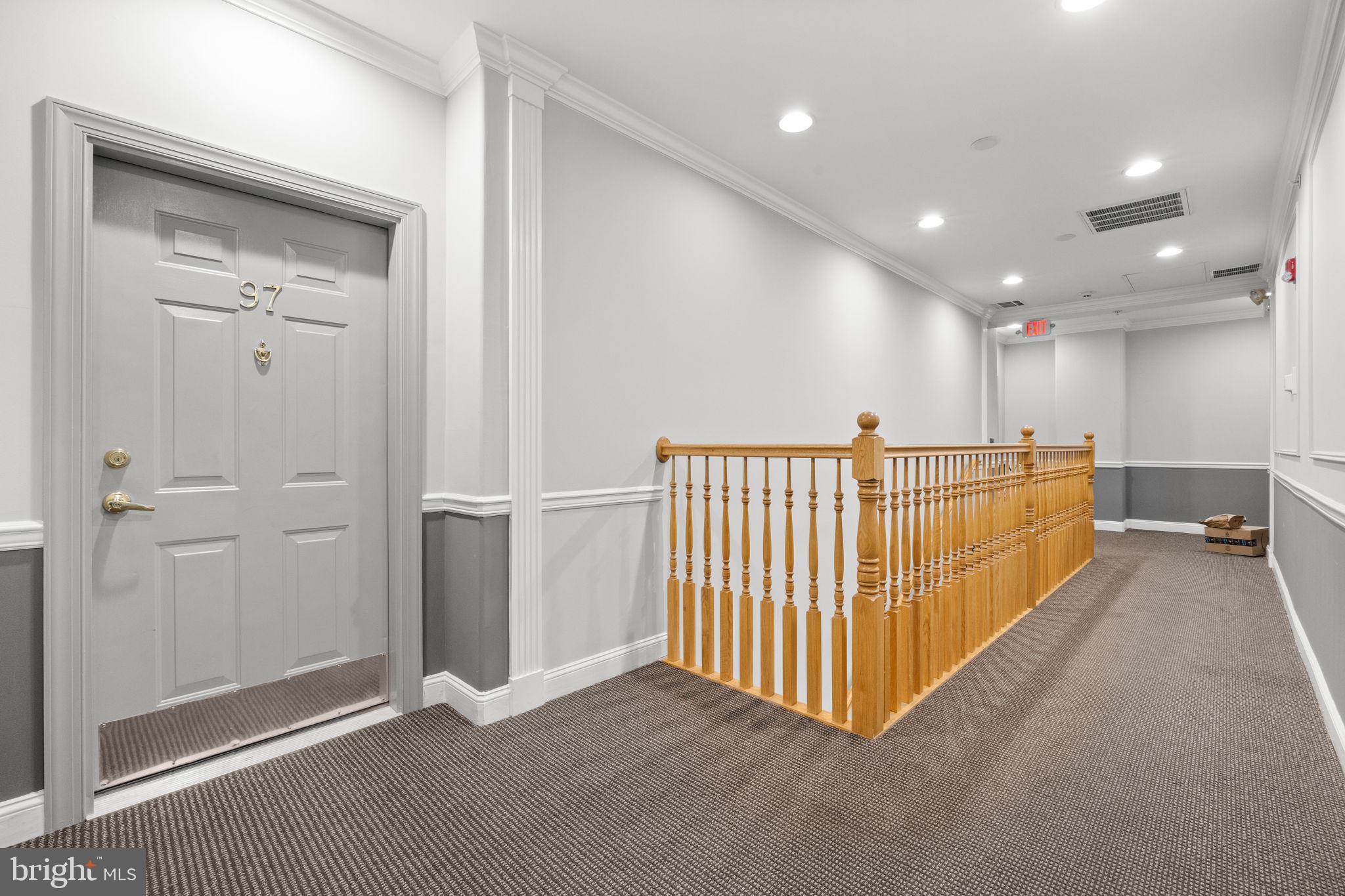 97 Kyle Way Ewing, NJ 08628 - Photo 3 of 33 a view of a hallway with stairs