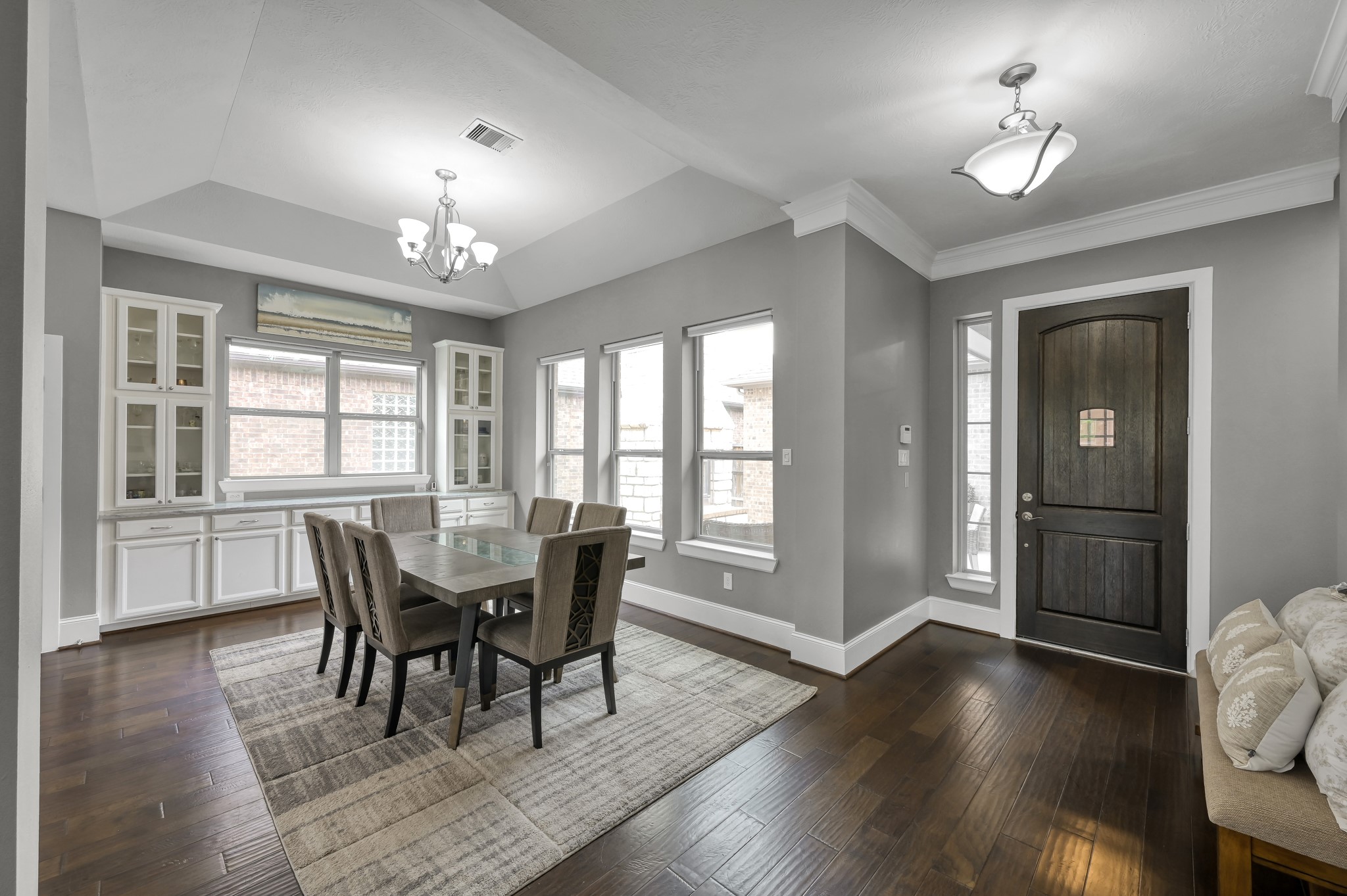 31714 Pierwood Court Spring, TX 77386 - Photo 10 of 49 a view of a dining room with furniture window and wooden floor