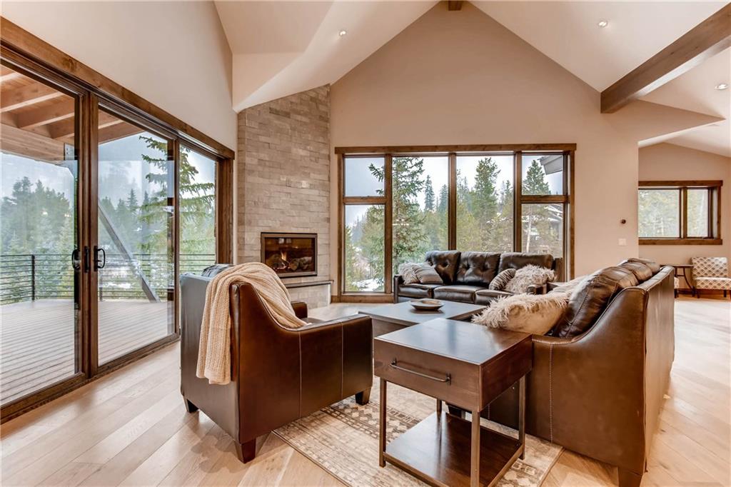 11 Independence Road Keystone, CO 80435 - Photo 6 of 24 a living room with furniture and a fireplace