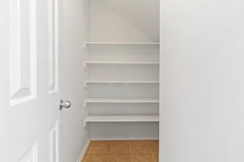 a view of a room with shelf
