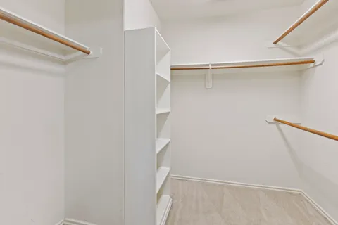 a view of walk in closet