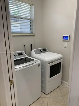 a view of a garden from a windows