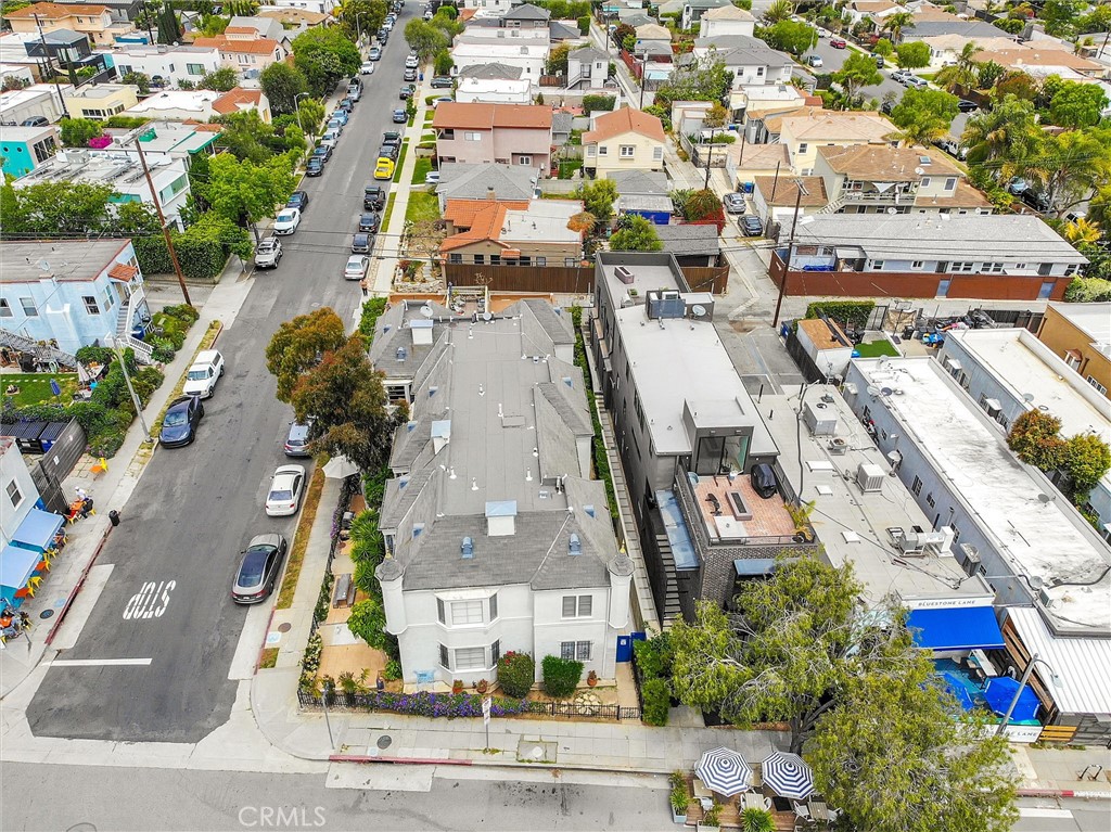 515 Rose Avenue Venice, CA 90291 - Photo 40 of 49 an aerial view of residential houses with outdoor space and street view