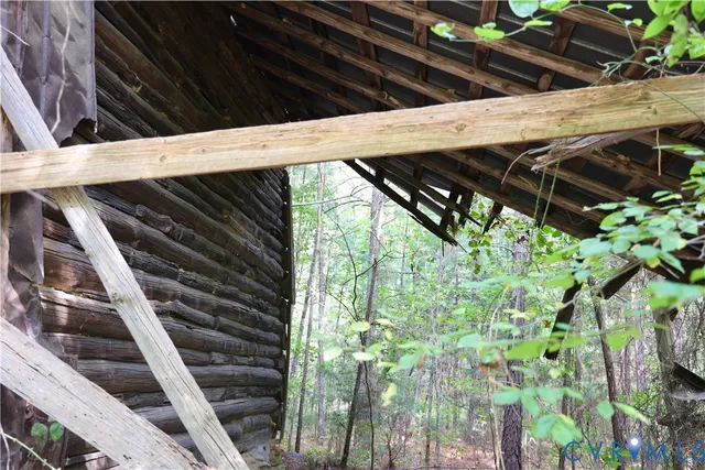 a view of small yard