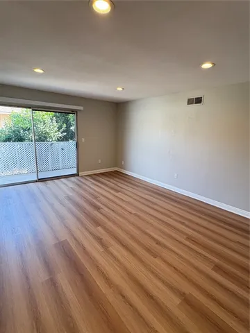 a view of a black gate