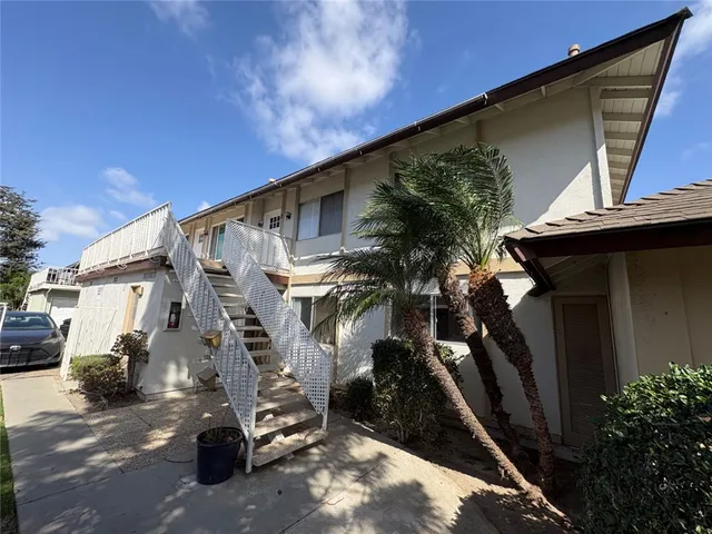 a view of a house with a garage