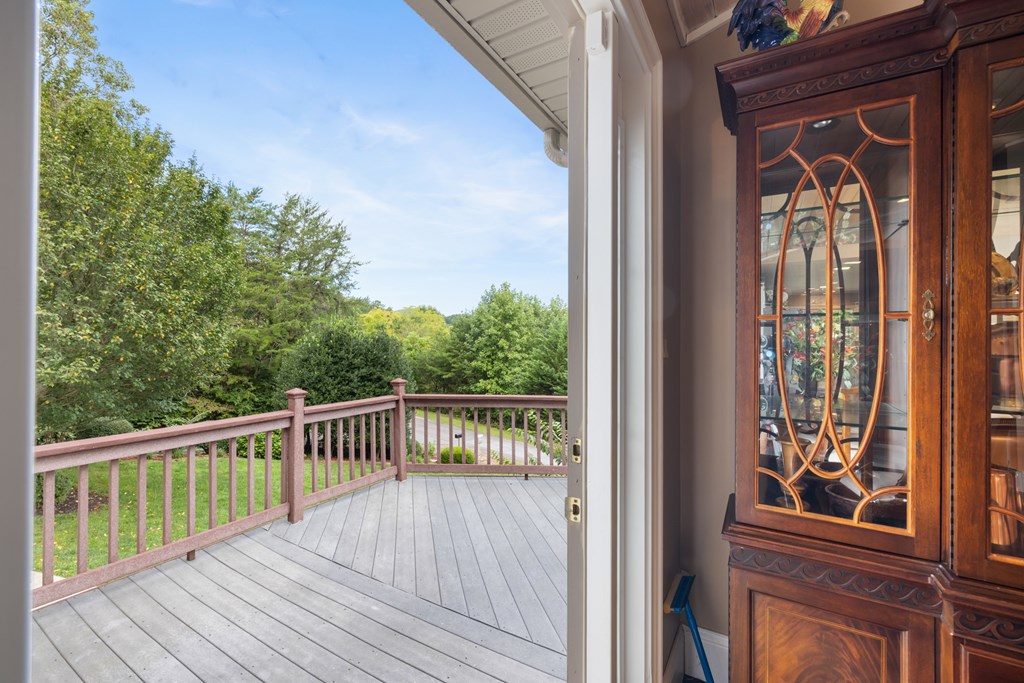 1396 Deerfield Road Young Harris, GA 30582 - Photo 20 of 60 a view of balcony with wooden floor