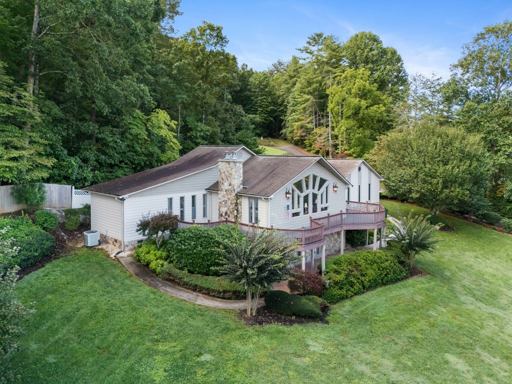 1396 Deerfield Road Young Harris, GA 30582 - Photo 59 of 60 front view of a house with a yard