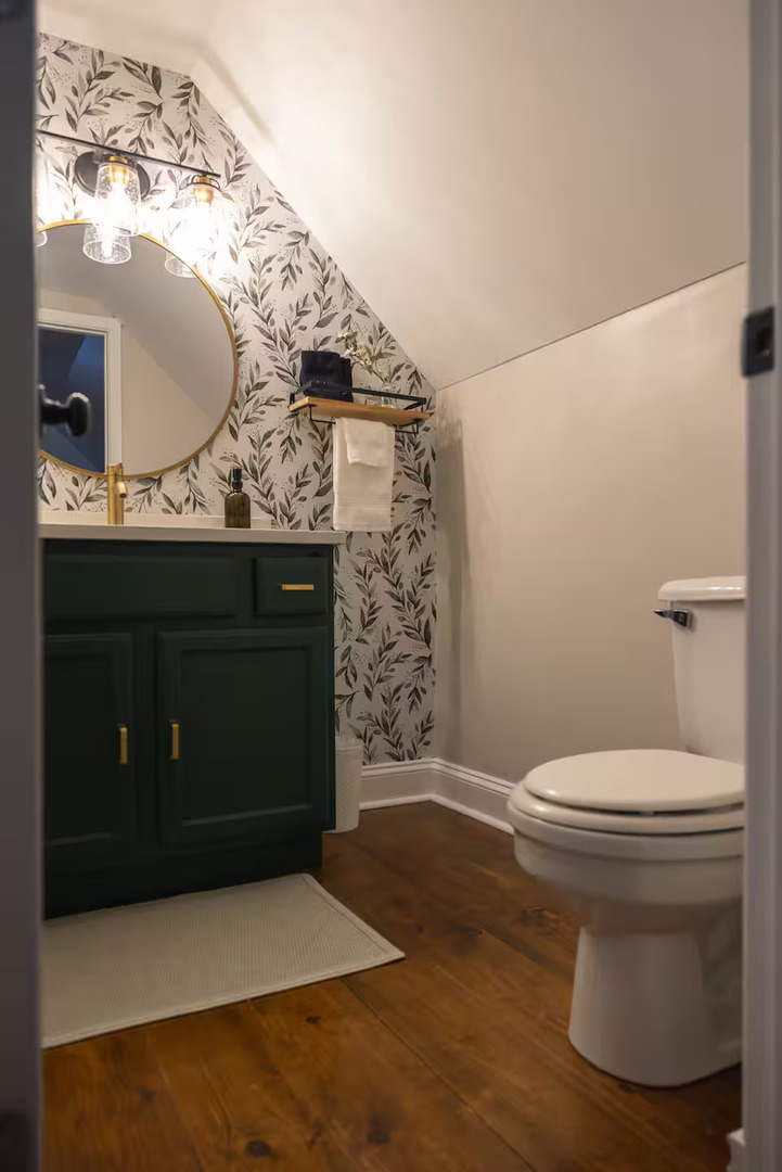 300 Division Street South Elgin, IL 60177 - Photo 23 of 23 a bathroom with a sink and a mirror