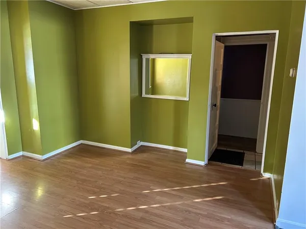 a view of empty room