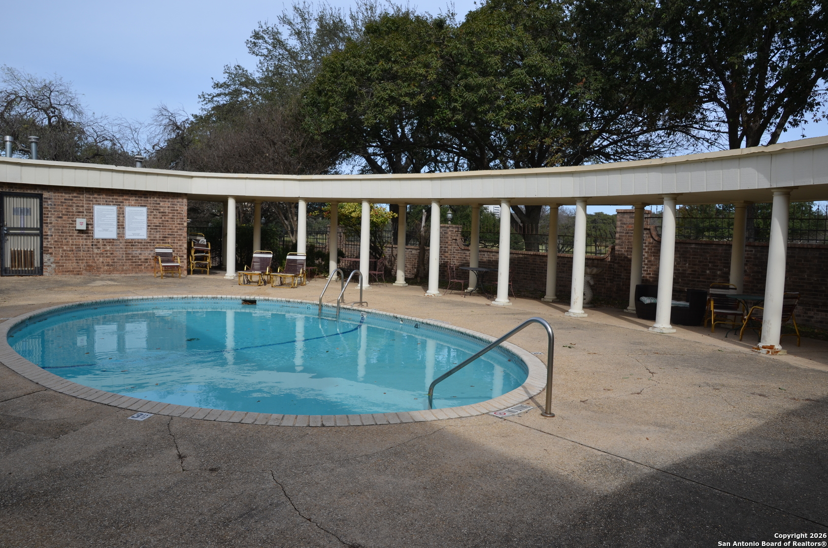1819 Babcock Road, Unit 705G San Antonio, TX 78229 - Photo 22 of 22 swimming pool view with a seating space and balcony
