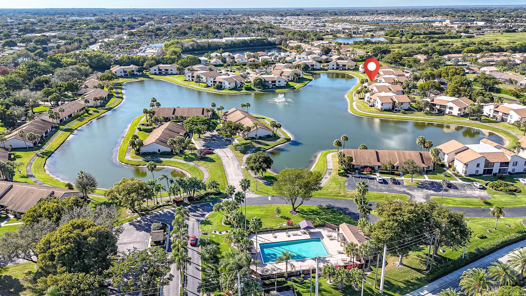 8577 Boca Glades Boulevard West, Unit D Boca Raton, FL 33434 - Photo 2 of 45 Aerial Neighborhood