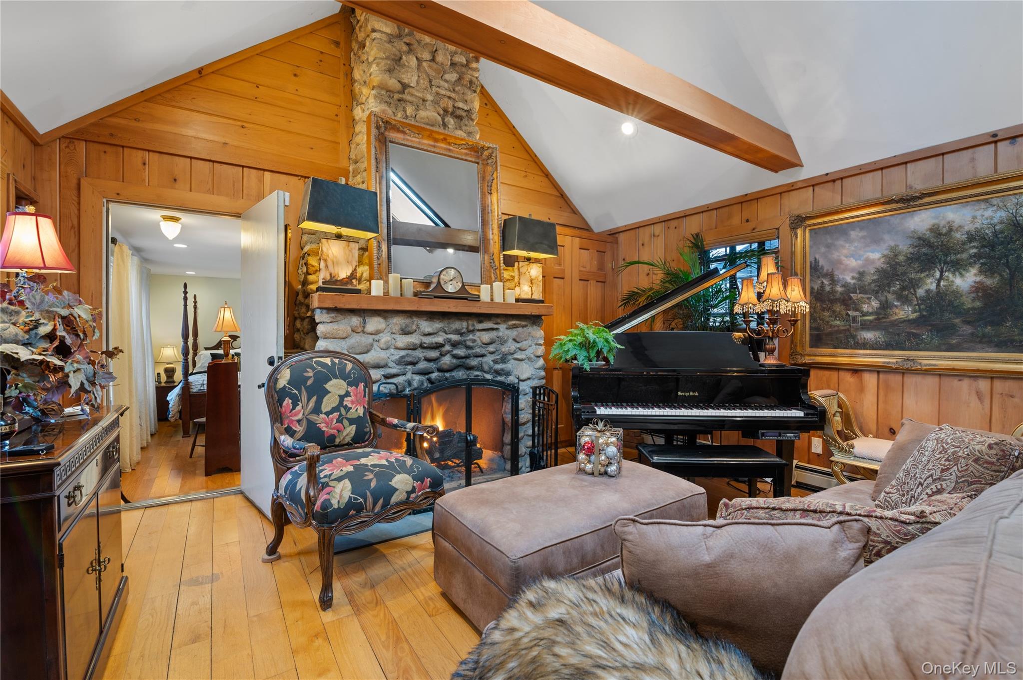 136 Beach Road Wading River, NY 11792 - Photo 15 of 45 Door on left to primary suite with bath, walk-in-closet, utility closet, mud room with laundry & outdoor access