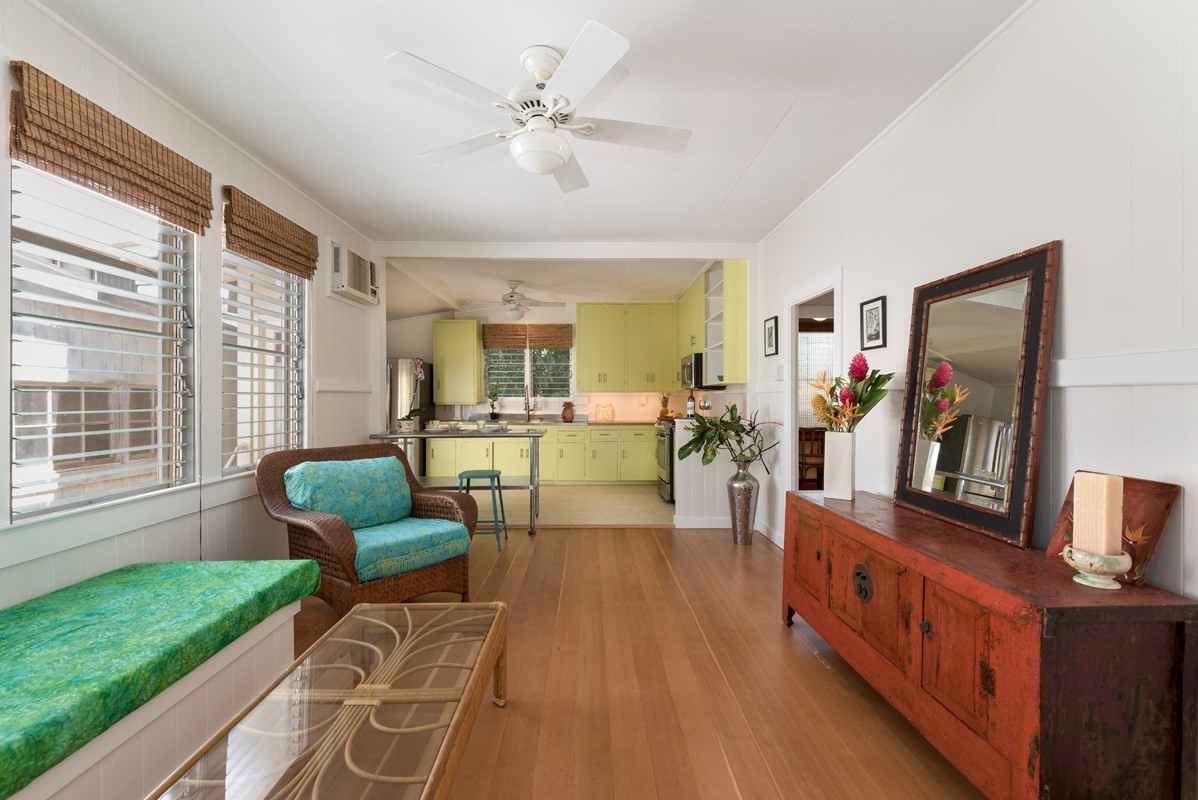 4472 A Panako Road Waimea, HI 96796 - Photo 7 of 25 a living room with furniture and a flat screen tv
